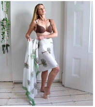 Load image into Gallery viewer, Palm tree sarong/scarf
