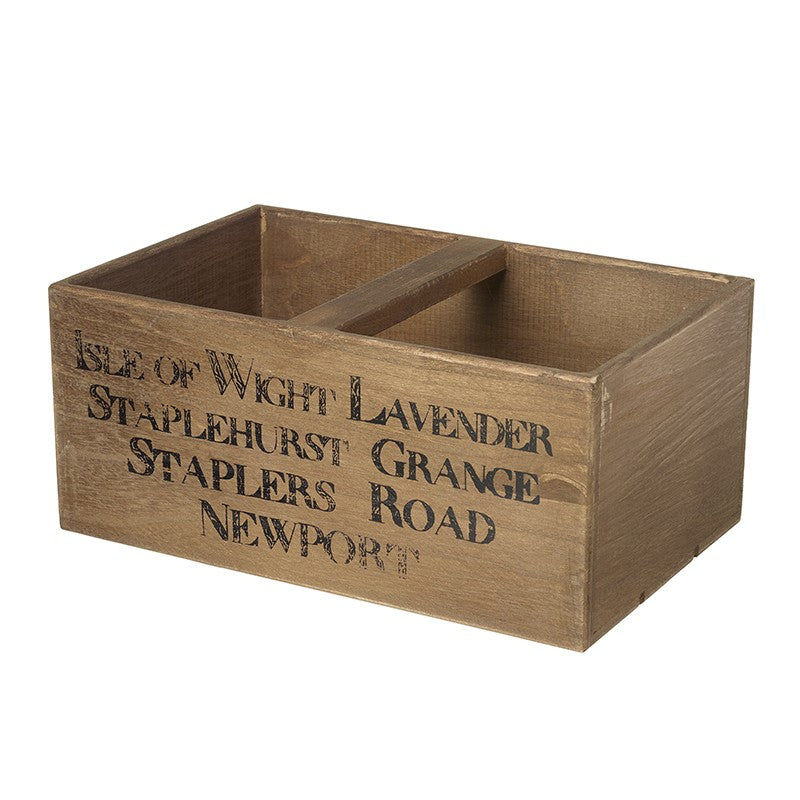 Rustic Lavender Crate